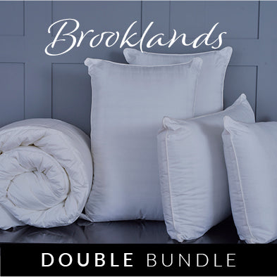 Brooklands Pillows and Double Duvet Bundle