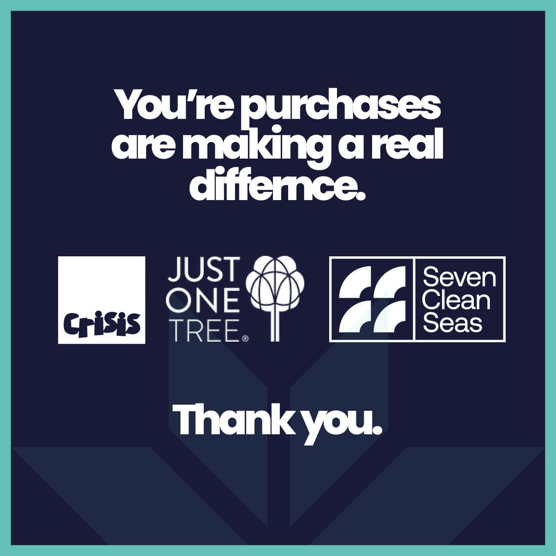 Your purchases are making a difference