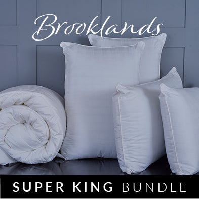 Brooklands Pillows and Super King Duvet Bundle