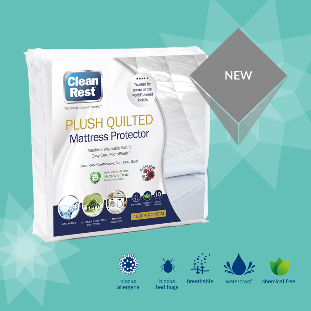 CleanRest Plush Quilted Hotel Mattress Protector